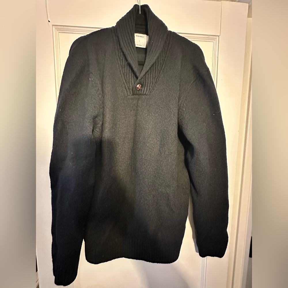 Old Navy Men's Dark Gray Turtleneck Sweater